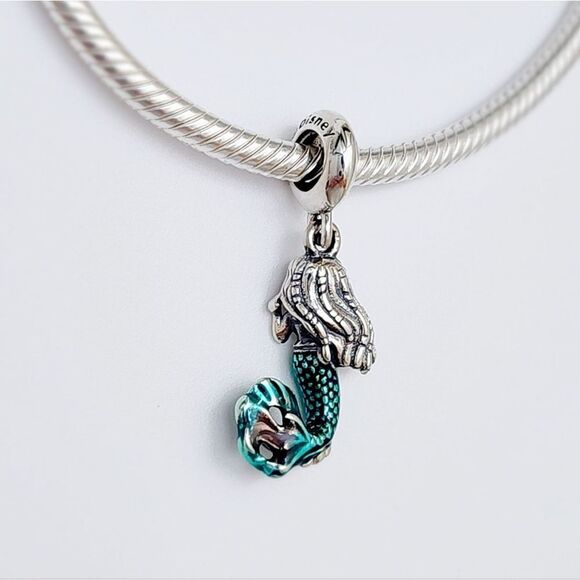 Pandora Disney The Little Mermaid Ariel Dangle Charm - Picture 3 of 4